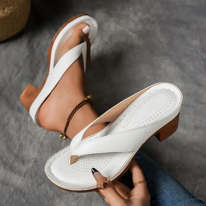 Elegante Sandalen mit bequemem Absatz