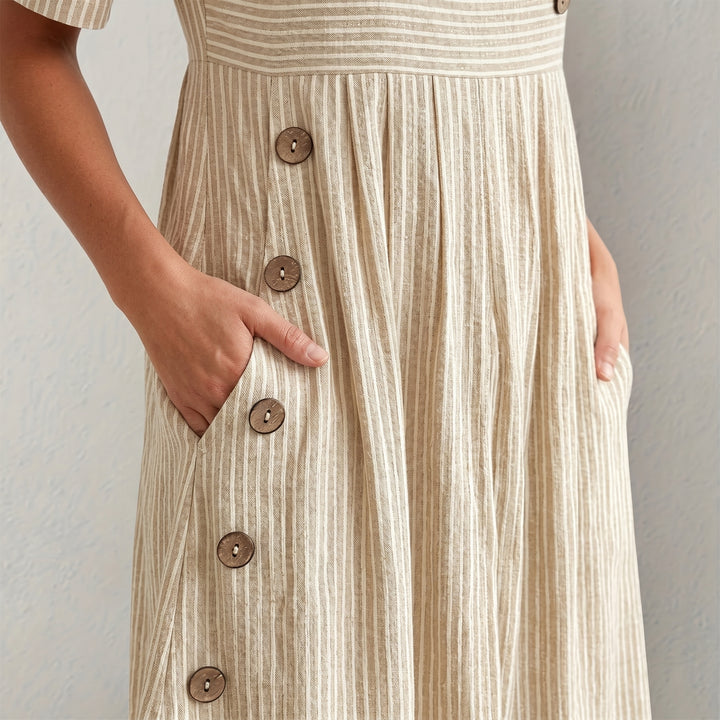 Heike | Locker fallendes Midikleid mit bequemer Passform