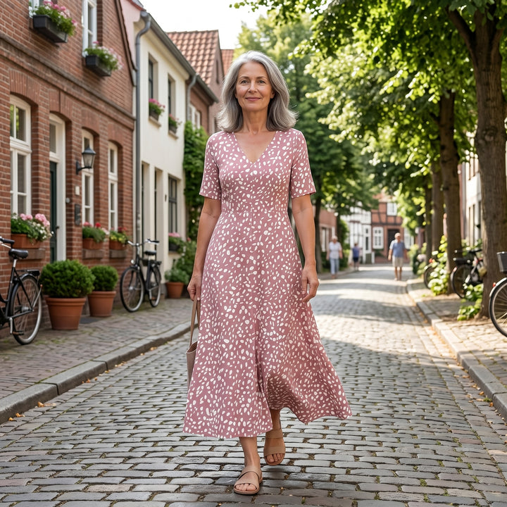 Karin | Luftiges Midikleid mit femininer Passform